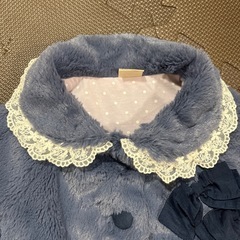 petitmain プティマイン リボン ファーケープ　フリーサイズの画像