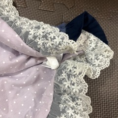 petitmain プティマイン リボン ファーケープ　フリーサイズの画像