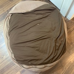 【100円】無印良品　体にフィットするソファ　ビーズクッション　ビーズソファ　人をダメにするクッション　の画像