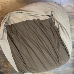 【100円】無印良品　体にフィットするソファ　ビーズクッション　ビーズソファ　人をダメにするクッション　の画像