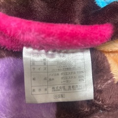 取引中　花柄　ブランケットの画像