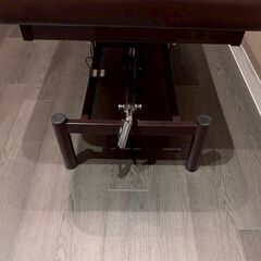 手動昇降エステベッド アームレストヘッド付き 高さ調整可能の画像