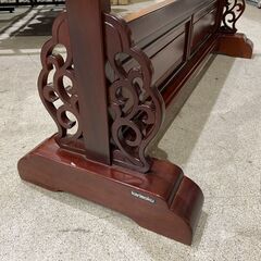 karimoku｜カリモク家具｜総花梨｜透かし彫り｜和風衝立の画像