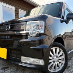 Bluetoothナビ付き☆低走行8万キロ台☆お買い得‼️月々9千円〜分割払い可❗️車検2年付き！【名義変更代込み】車内広い！大人気☆ムーブコンテカスタム☆Bluetoothナビ付き☆走行中DVD見れます☆フルオートエアコン☆ドライブレコーダー付きのフル装備☆純正アルミ☆そのまま乗って帰れます‼️の画像