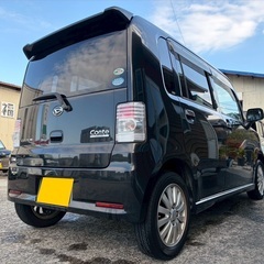 Bluetoothナビ付き☆低走行8万キロ台☆お買い得‼️月々9千円〜分割払い可❗️車検2年付き！【名義変更代込み】車内広い！大人気☆ムーブコンテカスタム☆Bluetoothナビ付き☆走行中DVD見れます☆フルオートエアコン☆ドライブレコーダー付きのフル装備☆純正アルミ☆そのまま乗って帰れます‼️の画像