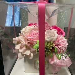 ピンク花束籠盛
の画像