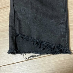 ストレートデニム ブラックの画像