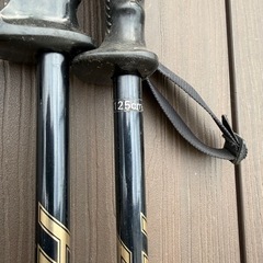 スキー　ストック　125cmの画像