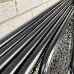 【ほぼ新品／12月購入】カインズ アメリカンフェンス一式 ブラック ドブメッキ　DIY・ドッグランに！の画像