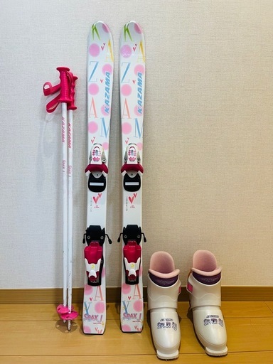 スキー板 100cm、ブーツセット 19-20cm 97cm (けんし) 金町のスキーの