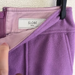 SLOBE IENA パープルタイトスカートの画像