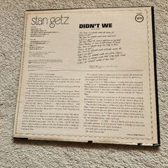 スタン・ゲッツ    LPレコードの画像