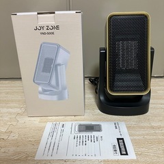 超コンパクトで速暖、省エネのセラミックファンヒーター。小型で省エネ、大風量、静音運転、45°上下調整、過熱保護、転倒安全装置、スリムデザインを特徴としています。の画像