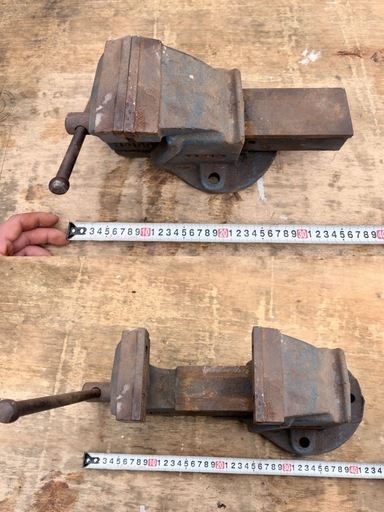 エロン ERON バイス No.100丸胴型 日本製 エロン・強力リードバイスE－104・NO.100－作業工具・クランプ