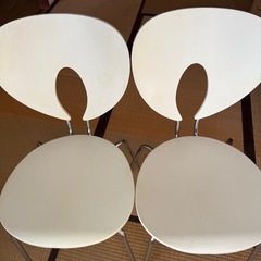 ガラステーブル　ダイニングセット　の画像