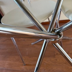 ガラステーブル　ダイニングセット　の画像