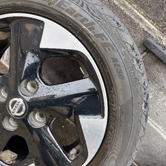 日産純正アルミホイールの画像