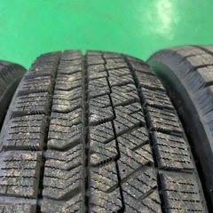 155/65R14 2024年製造 バリ溝 VRX2 スズキ、ダイハツ用ホイール付き 4本セットの画像