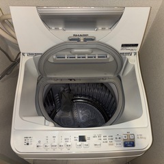  【エディオン安心保証有り】2022年製 全自動洗濯機 SHARP 5.5kg ES-T5E9  乾燥機能付きの画像
