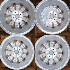 美品 SUZUKI 軽自動車 アルミホイール 使用浅めの画像