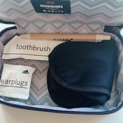 新品）ミッソーニポーチ　2025年デルタ航空ビジネスクラスアメニティの画像