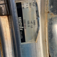 プリウスに‼️美品マーベリック19インチ‼️バリ山‼️の画像