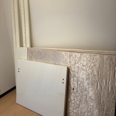 🌺②シングルベッド ホワイト　の画像