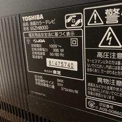 レグザ　55インチの画像