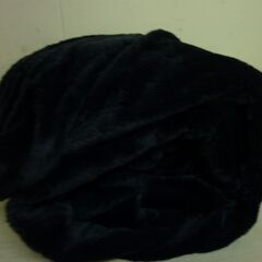 未使用/新品　アウトレット　ねこ。 毛布 2枚合わせ　 ダブル 洗える 掛けふとん 毛布  猫柄　ボンベイブラックの画像