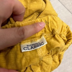 95キッズパンツ　マスタードカラーの画像
