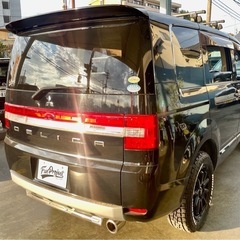 車検2年付き‼️平成22年式★デリカ★D5★ブルバー★ルーフラック★アルパイン後席フリップダウンモニター★の画像