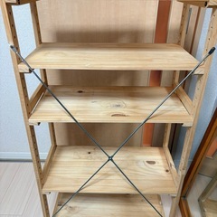 パイン材ユニットシェルフ  木製 棚  無印の画像