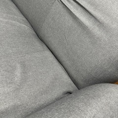 ニトリ　ソファ　グレーの画像