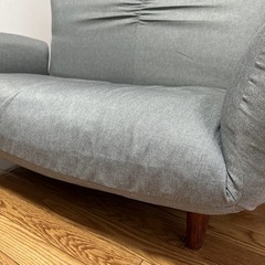 ニトリ　ソファ　グレーの画像
