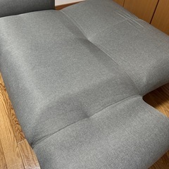 ニトリ　ソファ　グレーの画像
