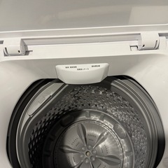 【本日取りに来てくれる方】COMFEE' 洗濯機 5.5kg 一人暮らし 1-3人用 全自動洗濯機 ステンレス槽 風乾燥 予約機能 部屋干し ガラスドア コンパクト 家電 節水 静音設計 省スペース 槽洗浄 透明ドア ホワイト CAC06EW55/W-S1 の画像