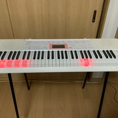 CASIO 光ナビゲーションキーボード　LK-123 + 架台の画像