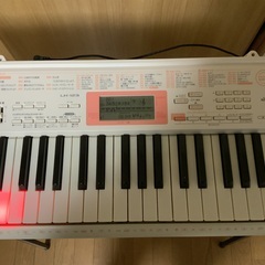 CASIO 光ナビゲーションキーボード　LK-123 + 架台の画像