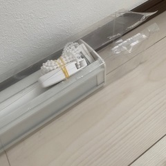 【無料】ローマンカーテン 白 新品の画像