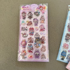 ラブブ　シール　4枚セットの画像