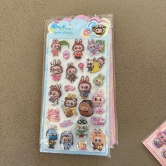 ラブブ　シール　4枚セットの画像
