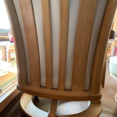 キャスター付き ダイニングチェア　4点セット の画像