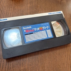 Scotch 絵が出るビデオデッキクリーナーの画像