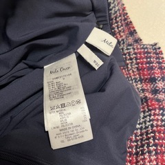 Mila Owen チェック柄タイトスカートの画像