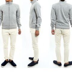 improves スウェットスタンドトラックジャケット グレー Sサイズの画像