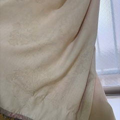 【花柄×アンティーク調ビーズ】カーテン 4枚セット｜上品デザインの画像