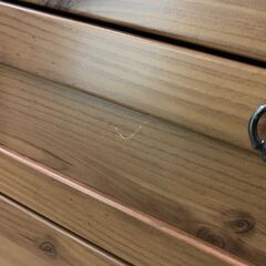 木製4段収納チェスト キャビネット 在庫１ ※台車無料貸し出しあり！の画像