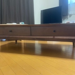 引き出しつきローテーブルの画像