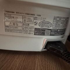 TOSHIBA 炊飯器　RC-10HRの画像