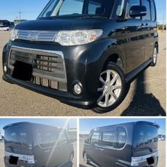 タント　カスタムX [ 車検1年半以上/ 6万キロ/ 左側電動スライド/ スマートキー/ エコアイドル/ 社外HDDナビ/純正アルミ］の画像